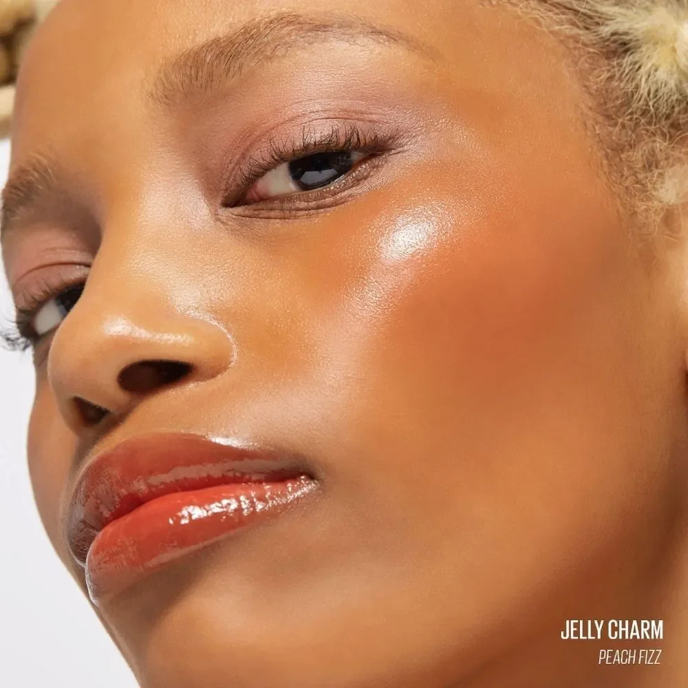 KAJA Jelly Charm Lip & Blush Stain with Keychain- Peach Fizz